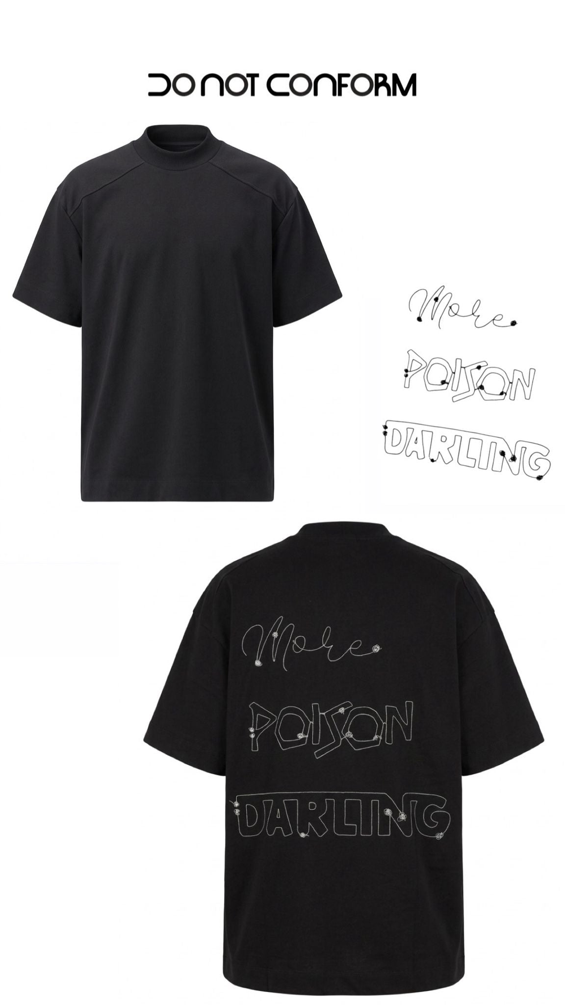 DARLING BLACK DO NOT CONFORM