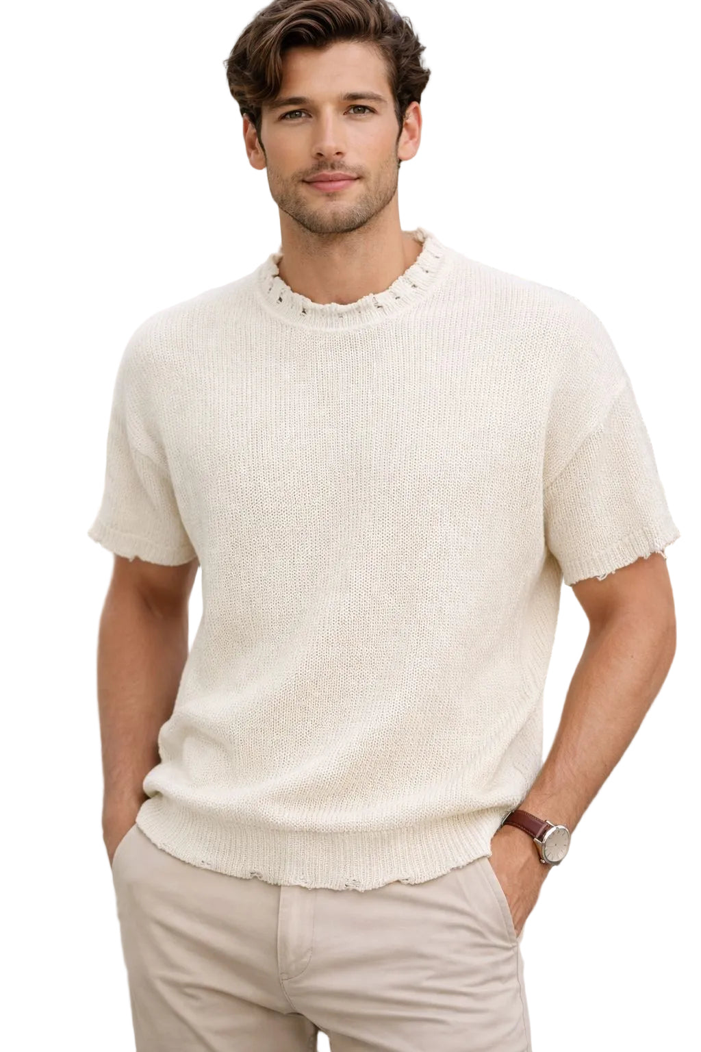 MAGLIA FILO PANNA
