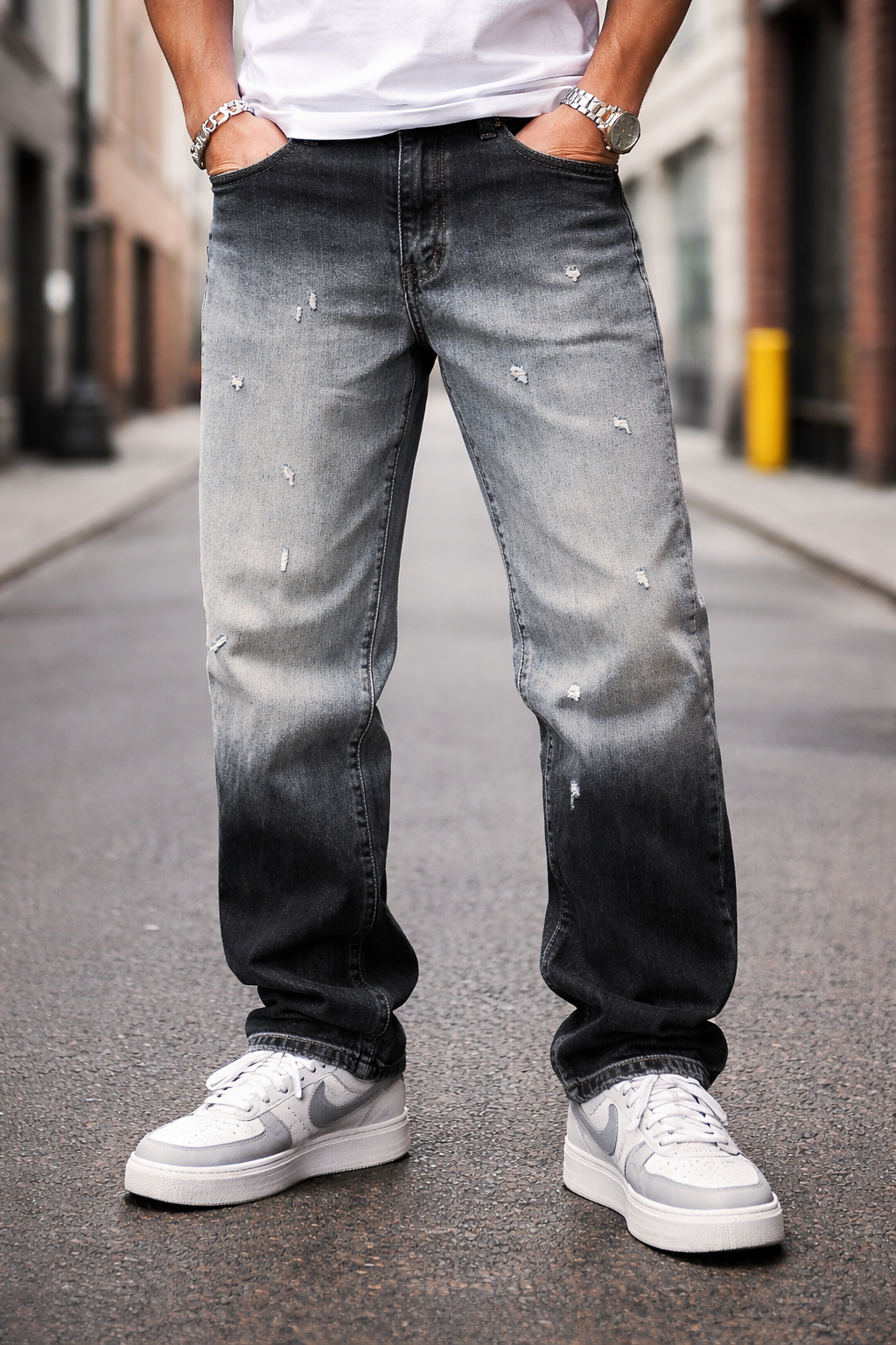 JEANS SFUMATO CHIARO