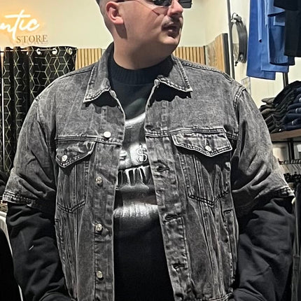 CAMICIA JEANS DOPPIATA