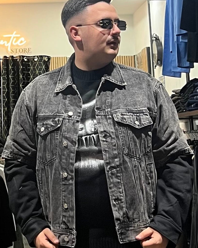 CAMICIA JEANS DOPPIATA