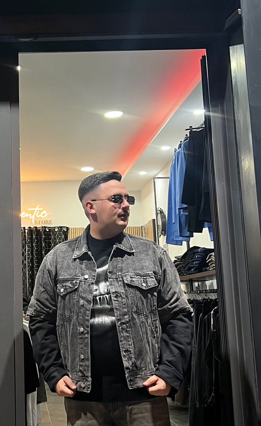 CAMICIA JEANS DOPPIATA