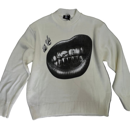 MAGLIONCINO KISS BIANCO