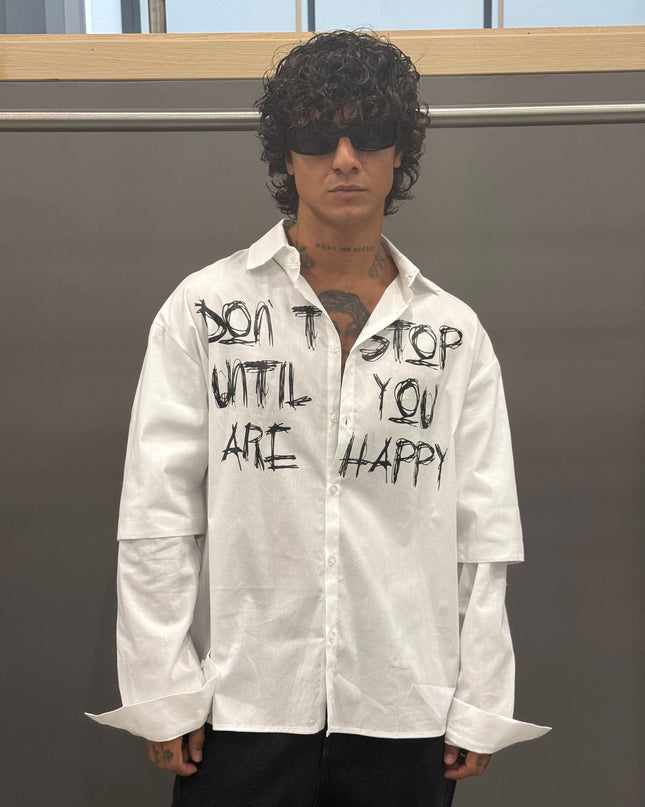 CAMICIA DON’T STOP BIANCA