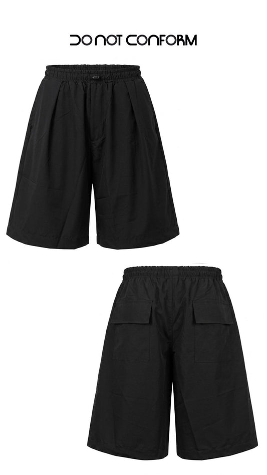 BLACK NYLON SHORT DNC