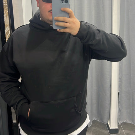 FELPA BASIC CON CAPPUCCIO