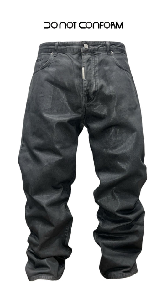 GREY WAXED LEATHER DO NOT CONFORM