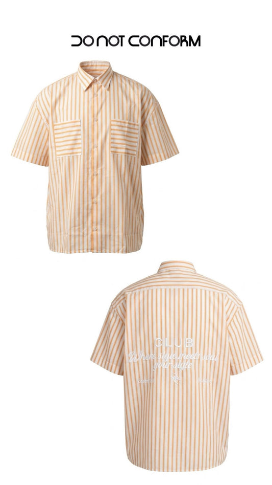 CAMICIA OVER FANTASY ORANGE DO NOT CONFORM