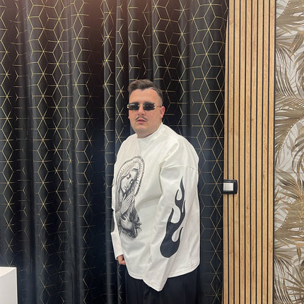 T-SHIRT DOPPIATA BIANCA