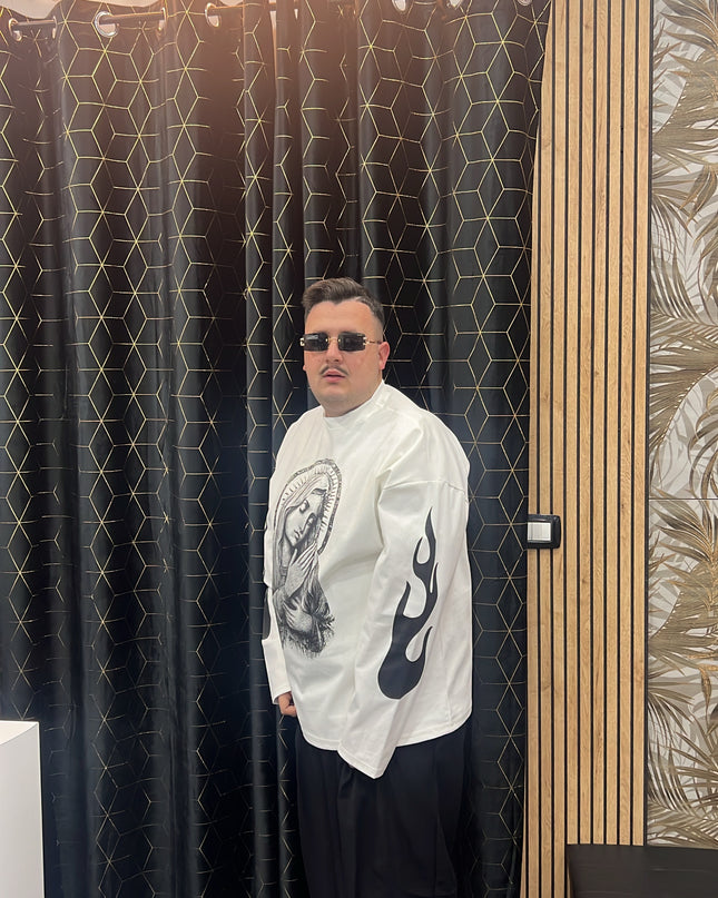 T-SHIRT DOPPIATA BIANCA