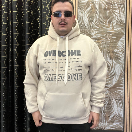 FELPA OVERCOME BEIGE