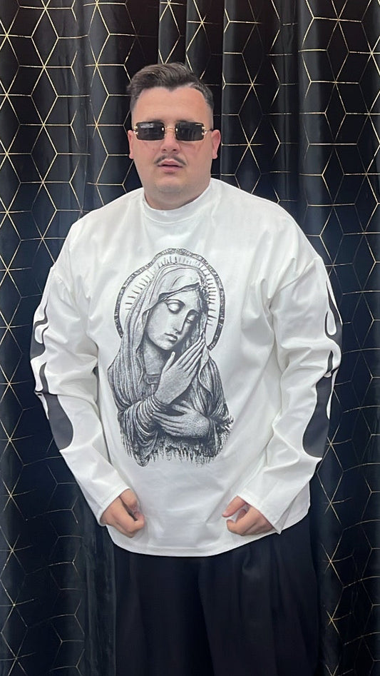 T-SHIRT DOPPIATA BIANCA