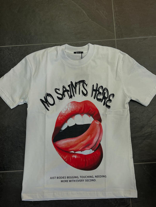 T-SHIRT ‘NO SAINTS HERE’