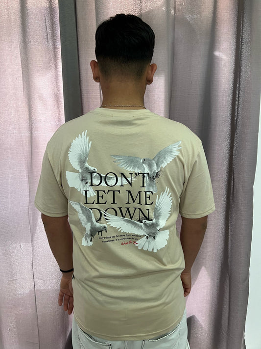 T-SHIRT DON'T LET ME DOWN AVORIO 'CIANOTIC